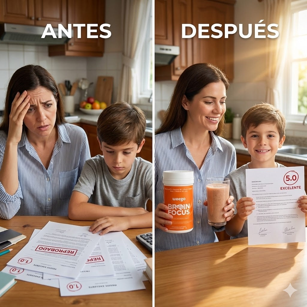 Brain Focus 500mg Concentración para tus hijos