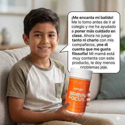 Brain Focus 500mg Concentración para tus hijos